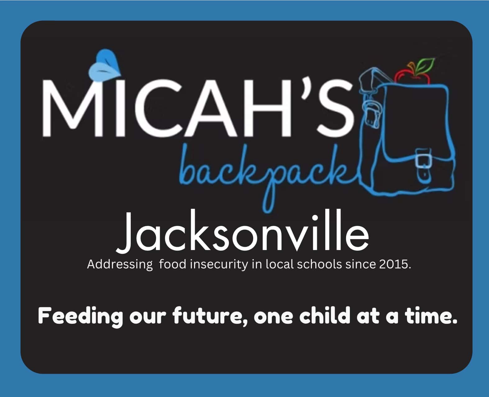 Micah’s Backpack, Jacksonville